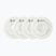Kółka do rolek Luminous Led Wheels Duo 76mm/85A X4 white/red