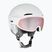Kask narciarski Alpina Oro QV Mips white matt/water pink