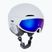 Kask narciarski Alpina Alto Q-Lite white matt/blue revo