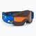 Gogle narciarskie dziecięce Alpina Piney black/ blue matt/ orange