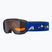 Gogle narciarskie dziecięce Alpina Piney black/ blue matt/ orange