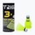 Lotki do badmintona Talbot-Torro Tech 350 Nylon 3 szt. yellow