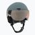Kask narciarski dziecięcy UVEX Rocket Visor Jr rhino/blush matt/mirror silver/lasergold lite