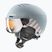 Kask narciarski dziecięcy UVEX Rocket Visor Jr rhino/blush matt/mirror silver/lasergold lite