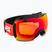 Gogle narciarskie UVEX Downhill 2100 CV black shiny/mirror scarlet/colorvision orange
