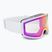Gogle narciarskie UVEX Provoqe V white matt/vario pink mirror