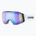 Gogle narciarskie UVEX Gravity FM S2 black matt/mirror blue