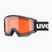 Gogle narciarskie UVEX Athletic LGL black matt/orange/clear
