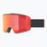 Gogle narciarskie UVEX Ignite FM S3 black matt/mirror red