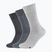 Skarpety męskie Skechers Basic 3 pary light grey melange