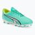 Buty piłkarskie dziecięce PUMA Ultra Play FG/AG electric peppermint/puma white/fast yellow