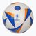 Piłka do piłki nożnej adidas Fussballiebe Club white/glow blue/lucky orange rozmiar 4