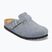 Klapki BIRKENSTOCK Boston Suede Leather stone blue