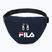Saszetka nerka FILA Fortaleza Small Street Waist Bag Big Logo black iris