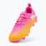 Buty piłkarskie dziecięce PUMA Future 9 Play FG/AG Jr poison pink/puma wht/sun stream/bright aqua/puma blk