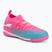 Buty piłkarskie dziecięce PUMA Future 9 Match TT + Mid Jr poison pink/puma wht/sun stream/bright aqua/puma blk