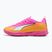 Buty piłkarskie dziecięce PUMA Ultra 6 Play TT Jr poison pink/puma wht/sun stream/bright aqua/puma blk