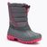 Śniegowce juniorskie KangaROOS K-Ben steel grey / daisy pink