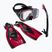 Zestaw do nurkowania TUSA Visio Tri-Ex UP-3521 red/black
