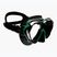 Maska do nurkowania TUSA Paragon S czarna/zielona