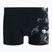 Bokserki pływackie męskie Speedo Allover V-Cut Aquashort black/grey