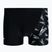 Bokserki pływackie męskie Speedo Allover V-Cut Aquashort black/white