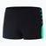 Bokserki pływackie męskie Speedo Boom Logo Splice Aquashort black/fake green