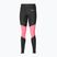 Legginsy damskie Mizuno Core Long black/sangria sunset