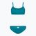 Strój pływacki dwuczęściowy damski Nike Essential Sports Bikini aquamarine