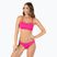 Strój pływacki dwuczęściowy damski Nike Essential Sports Bikini pink prime