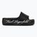 Klapki damskie KARL LAGERFELD Kobo II Hotel Logo black eco eva