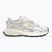 Buty damskie KARL LAGERFELD Orion Sidetrim white leather/textile w/silver