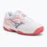 Buty do tenisa dziecięce Mizuno Break Shot 5 Jr CC white/blue granite/calypso coral
