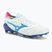 Buty piłkarskie męskie Mizuno Morelia Neo IV Β Elite MD white/tanager turquoise/pink tetra