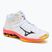 Buty do siatkówki Mizuno Wave Voltage 2 Mid white/fiery coral 2/citrus