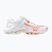 Buty do siatkówki damskie Mizuno Wave Lightning Z8 white/calypso coral/pale banan