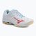 Buty do siatkówki damskie Mizuno Wave Voltage 2 white/calypso coral/pale banan