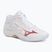 Buty do siatkówki damskie Mizuno Lightning Select Mid white/rose elegance/lava falls