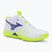 Buty do siatkówki Mizuno Wave Momentum Elite Mid white/lightning yellow/dazzling blue