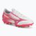 Buty piłkarskie dziecięce Mizuno Alfa III Select Jr FG white/fuchsia purple
