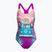 Strój pływacki jednoczęściowy dziecięcy Speedo Digital Printed Swimsuit sweet taro/azure/turquoise