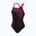 Strój pływacki jednoczęściowy Speedo Medley Logo Medalist black/electric pink