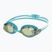 Okulary do pływania damskie Speedo Vanquisher 3.0 Mirrored bachelor button/celeste/gold mirror