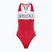 Strój pływacki jednoczęściowy damski Speedo Colourblock Racerback high risk red