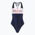 Strój pływacki jednoczęściowy damski Speedo Colourblock Racerback peacoat
