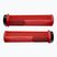 Chwyty kierownicy Peaty's Monarch Knurl Thin red