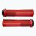 Chwyty kierownicy Peaty's Monarch Mushroom Thin red