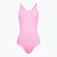 Strój pływacki jednoczęściowy damski Nike Hydrastrong Solid Fastback polarized pink