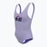 Strój pływacki jednoczęściowy dziecięcy Nike Multi Logo U-Back lilac bloom