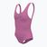 Strój pływacki jednoczęściowy dziecięcy Nike Multi Logo U-Back playful pink